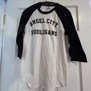 Bruno Mars x American Apparel Angel City Hooligans Baseball T-shirt | Small